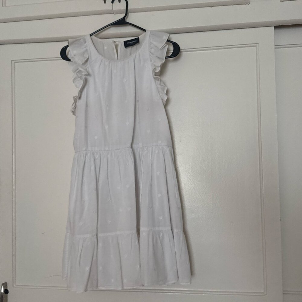 The Kooples Paris White Ruffle Mini Dress – Size Small